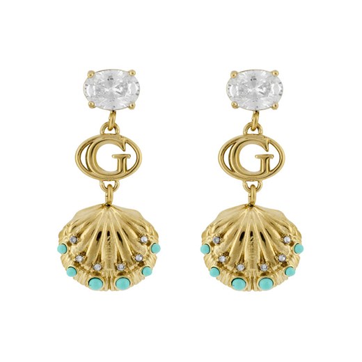 Guess Kolczyki JUBE05 124JW Złoty ze sklepu MODIVO w kategorii Kolczyki - zdjęcie 187362643