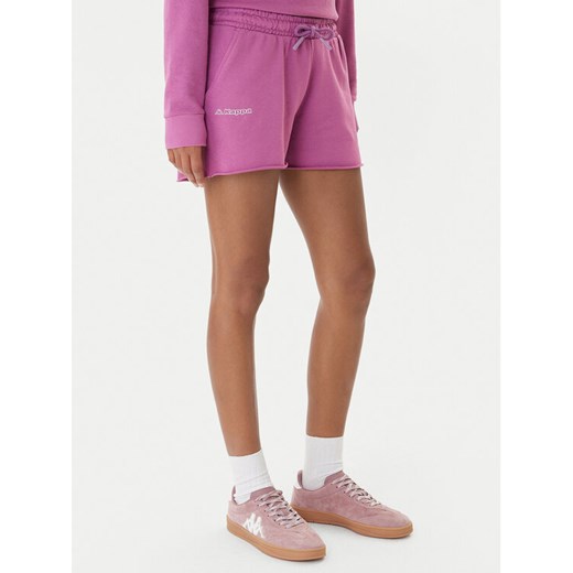 Kappa Szorty sportowe Fefra 351K2RW Fioletowy Regular Fit ze sklepu MODIVO w kategorii Szorty - zdjęcie 187362660