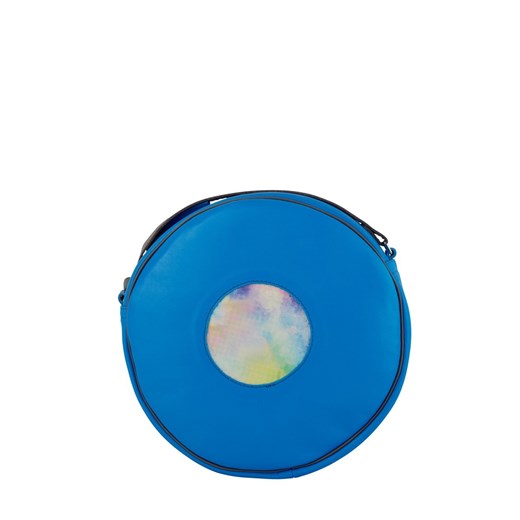 niebieska torebka damska skórzana Round ze sklepu Słoń Torbalski w kategorii Listonoszki - zdjęcie 187362984