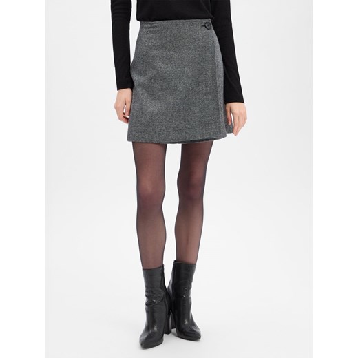 Marie Lund Damska spódnica kopertowa z zawartością wełny Kobiety jasny szary Marie Lund 34 vangraaf