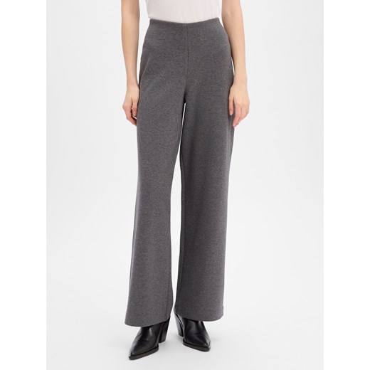 Marc O'Polo Damskie spodnie z dżerseju Kobiety antracytowy marmurkowy ze sklepu vangraaf w kategorii Spodnie damskie - zdjęcie 187363043