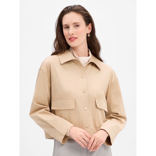 Opus Marynarka damska - Jelis Kobiety beżowy jednolity ze sklepu vangraaf w kategorii Marynarki damskie - zdjęcie 187363044