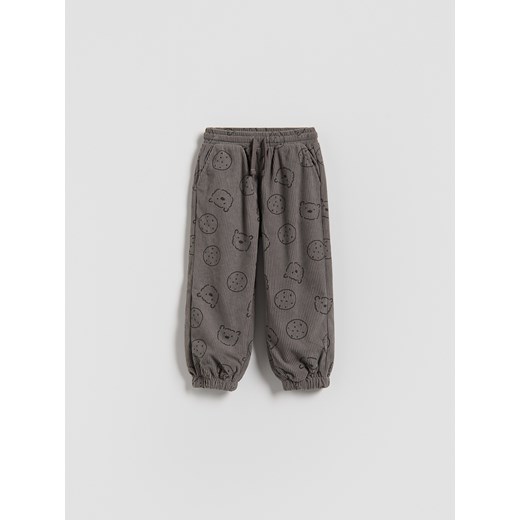 Reserved - Spodnie sztruksowe - ciemnoszary ze sklepu Reserved w kategorii Spodnie chłopięce - zdjęcie 187363433