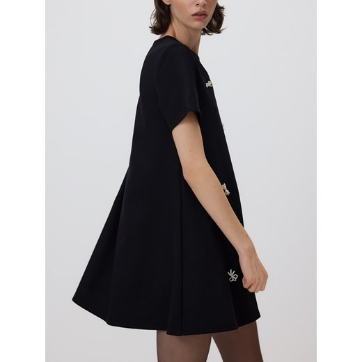 Reserved - Sukienka mini z kokardkami - wielobarwny Reserved M Reserved