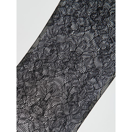 Reserved - Koronkowe rajstopy - czarny Reserved 3/4 Reserved