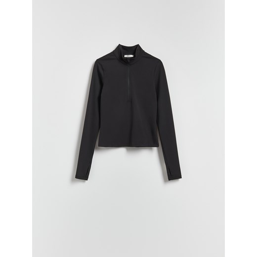 Reserved - Bluza ze stójką - czarny ze sklepu Reserved w kategorii Bluzy damskie - zdjęcie 187363993