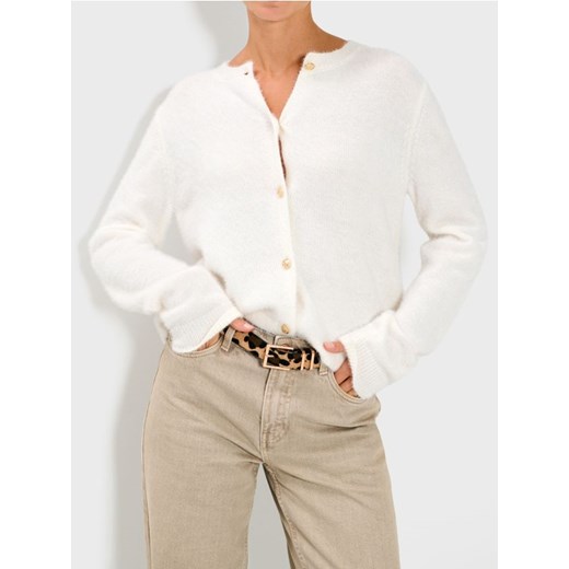 Sinsay - Sweter z ozdobnymi guzikami - biały ze sklepu Sinsay w kategorii Swetry damskie - zdjęcie 187364592