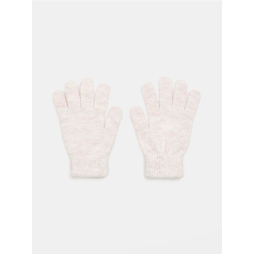 Sinsay - Rękawiczki z domieszką wełny - kremowy ze sklepu Sinsay w kategorii Rękawiczki damskie - zdjęcie 187364610