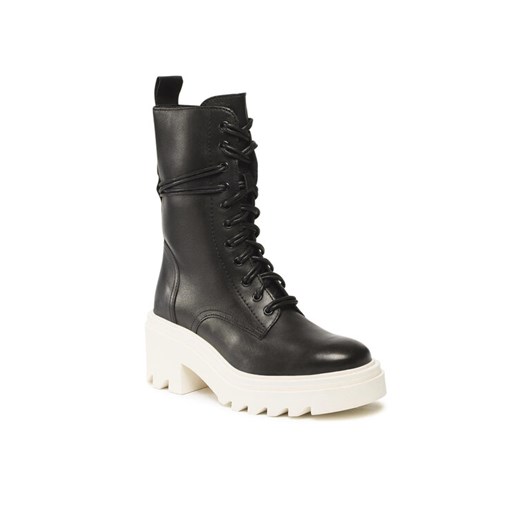 Trapery GINO ROSSI RST-CIRCLE-01 Czarny ze sklepu eobuwie.pl w kategorii Workery damskie - zdjęcie 187364712