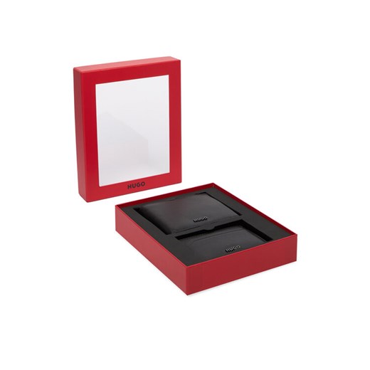 Zestaw upominkowy HUGO 50558556 Czarny ze sklepu eobuwie.pl w kategorii Portfele męskie - zdjęcie 187364742