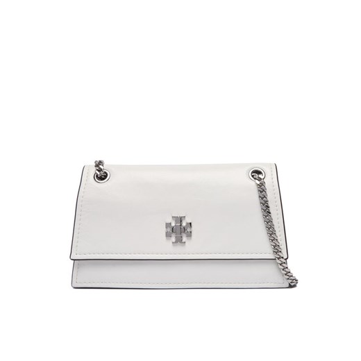Torebka Tory Burch Kira Turnlock Mini Bag 176642 Biały ze sklepu eobuwie.pl w kategorii Kopertówki - zdjęcie 187364764