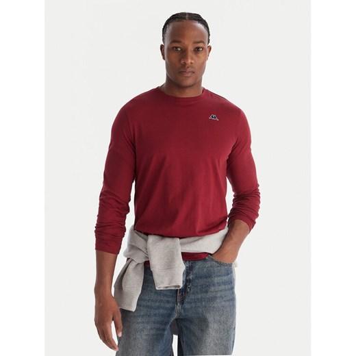 Robe di Kappa Longsleeve 631189W Czerwony Slim Fit ze sklepu MODIVO w kategorii T-shirty męskie - zdjęcie 187365234