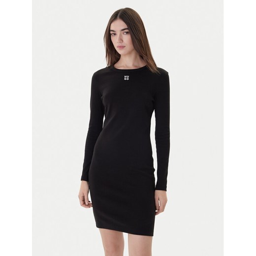 Hugo Sukienka codzienna Nemalia_1 50518385 Czarny Slim Fit ze sklepu MODIVO w kategorii Sukienki - zdjęcie 187365242