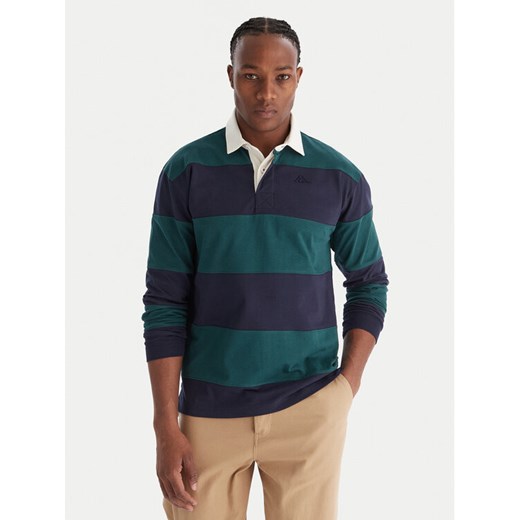Robe di Kappa Polo New Casper 64112GW Granatowy Slim Fit ze sklepu MODIVO w kategorii T-shirty męskie - zdjęcie 187365281