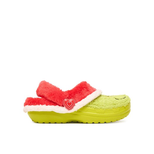 Crocs Klapki Classic Grinch 211689 Zielony ze sklepu MODIVO w kategorii Klapki dziecięce - zdjęcie 187365294