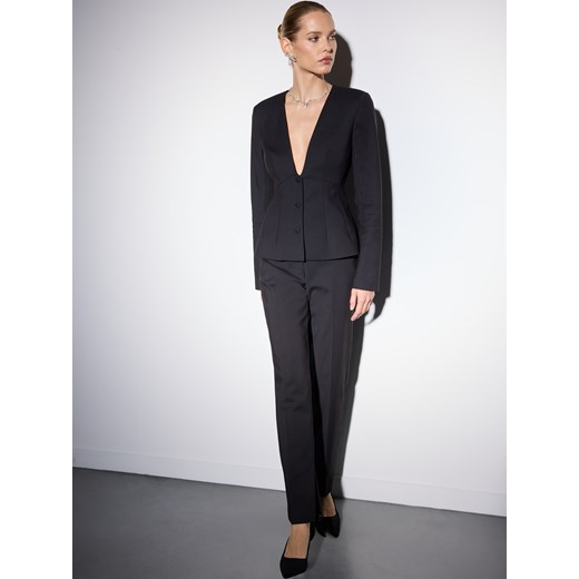 Mohito - Eleganckie spodnie - czarny ze sklepu Mohito w kategorii Spodnie damskie - zdjęcie 187365902