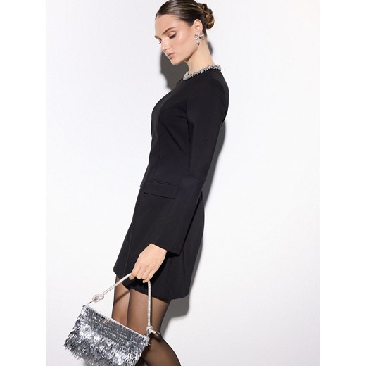 Mohito - Sukienka mini z ozdobnym elementem - czarny ze sklepu Mohito w kategorii Sukienki - zdjęcie 187365963