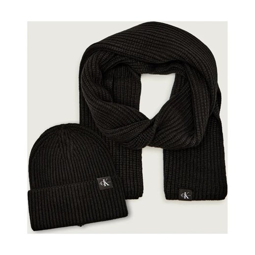 Calvin Klein Jeans Szal + czapka ze sklepu Gomez Fashion Store w kategorii Czapki dziecięce - zdjęcie 187366562