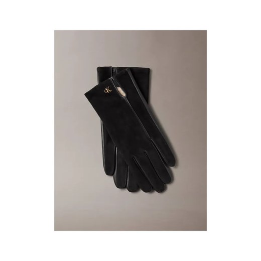 Calvin Klein Rękawiczki | zamsz | z dodatkiem wełny ze sklepu Gomez Fashion Store w kategorii Rękawiczki damskie - zdjęcie 187366590