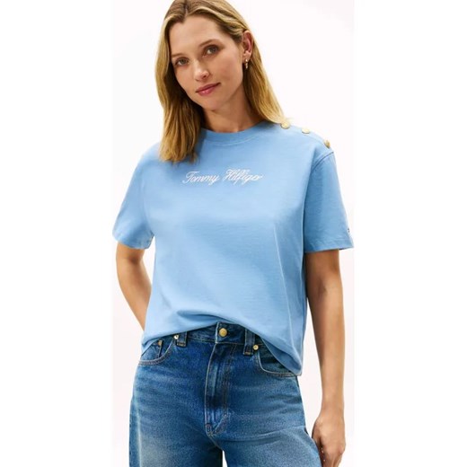 Tommy Hilfiger T-shirt | Loose fit ze sklepu Gomez Fashion Store w kategorii Bluzki damskie - zdjęcie 187366613