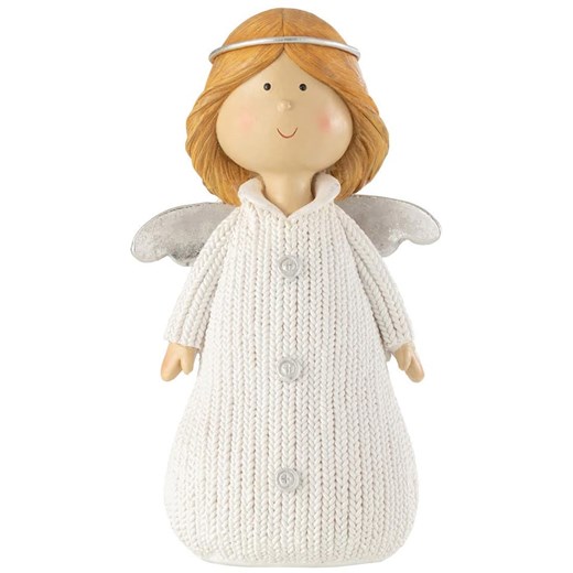 J Line Figurka dekoracyjna w kolorze białym - 17 x 29 x 12 cm ze sklepu Limango Polska w kategorii Dekoracje - zdjęcie 187367550