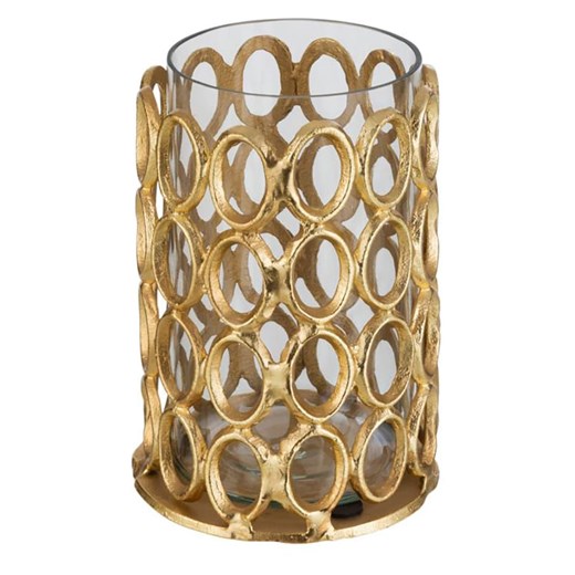 J Line Świecznik w kolorze złotym - wys. 21 x Ø 15 cm ze sklepu Limango Polska w kategorii Świeczniki - zdjęcie 187367604