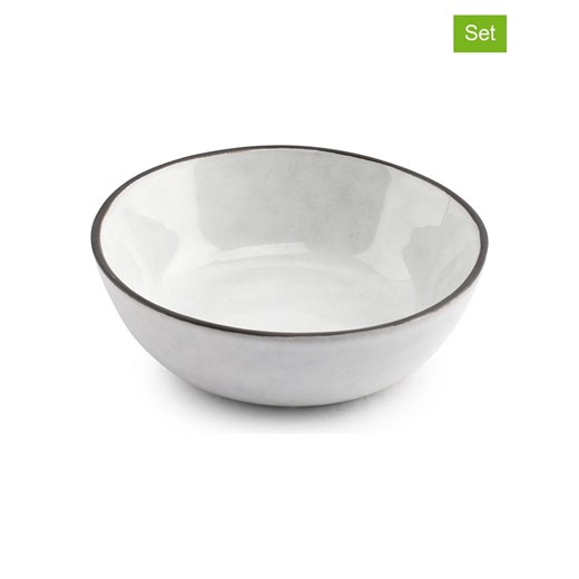 Salt and Pepper Miski (4 szt.) &quot;Fina&quot; w kolorze biało-czarnym - wys. 3 x Ø 9 cm ze sklepu Limango Polska w kategorii Naczynia - zdjęcie 187367710