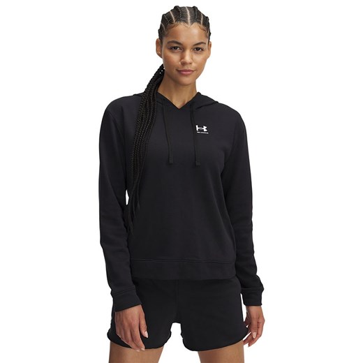 Under Armour Bluza &quot;Rival Terry&quot; w kolorze czarnym ze sklepu Limango Polska w kategorii Bluzy damskie - zdjęcie 187367924