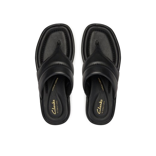 Japonki Clarks Alda Walk 26176261 Czarny ze sklepu eobuwie.pl w kategorii Klapki damskie - zdjęcie 187368951