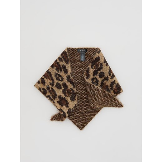 Reserved - Szalik z wełną alpaki - wielobarwny Reserved ONE SIZE Reserved