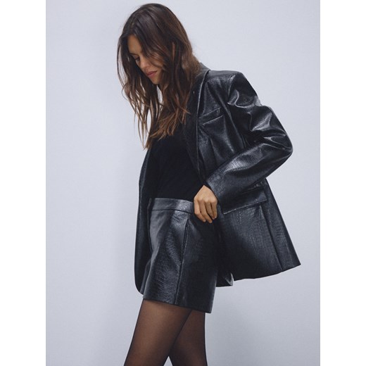 Reserved - Szorty w zwierzęcy wzór - czarny ze sklepu Reserved w kategorii Szorty - zdjęcie 187369801