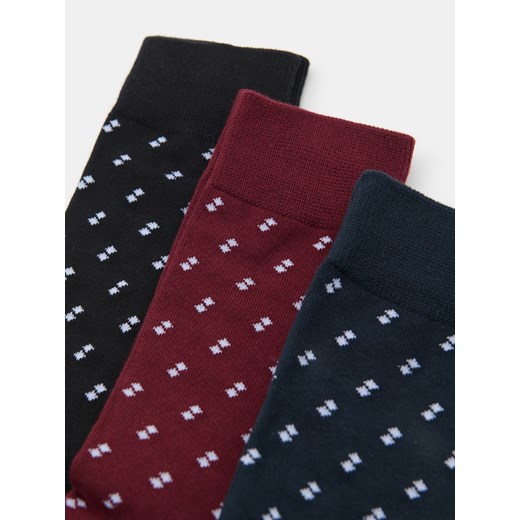 Sinsay - Prążkowane skarpetki 3 pack - czarny Sinsay 43/46 Sinsay