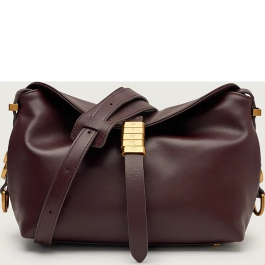 Pinko Skórzana torebka na ramię SADDLE MINI ze sklepu Gomez Fashion Store w kategorii Listonoszki - zdjęcie 187370350