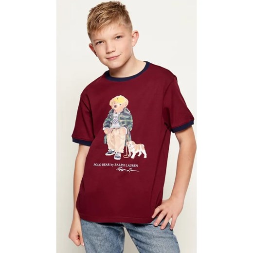 POLO RALPH LAUREN T-shirt | Regular Fit ze sklepu Gomez Fashion Store w kategorii T-shirty chłopięce - zdjęcie 187370890