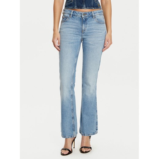 Guess Jeans Jeansy W5RA1SD5M4A Niebieski Regular Fit ze sklepu MODIVO w kategorii Jeansy damskie - zdjęcie 187370971