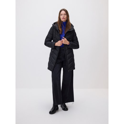 Reserved - Pikowana kurtka - czarny ze sklepu Reserved w kategorii Płaszcze damskie - zdjęcie 187371510
