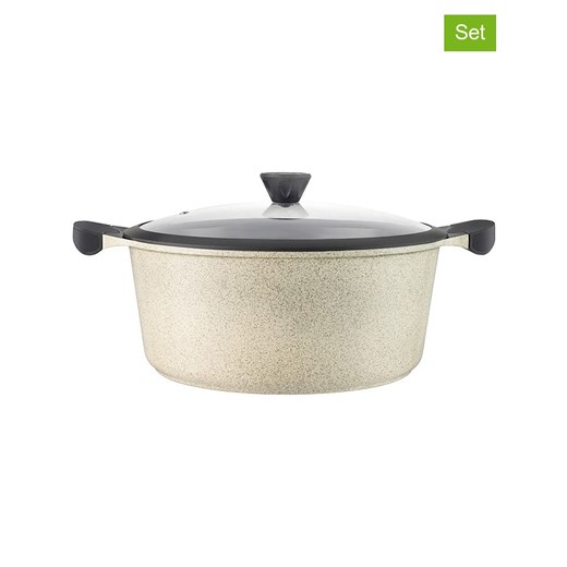 Laguiole 2-częściowy zestaw &quot;Jade&quot; w kolorze beżowym - 10,4 l ze sklepu Limango Polska w kategorii Garnki - zdjęcie 187372303