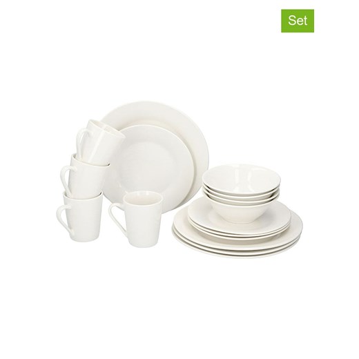 Alpina 16-częściowy zestaw śniadaniowy w kolorze białym ze sklepu Limango Polska w kategorii Naczynia - zdjęcie 187372914