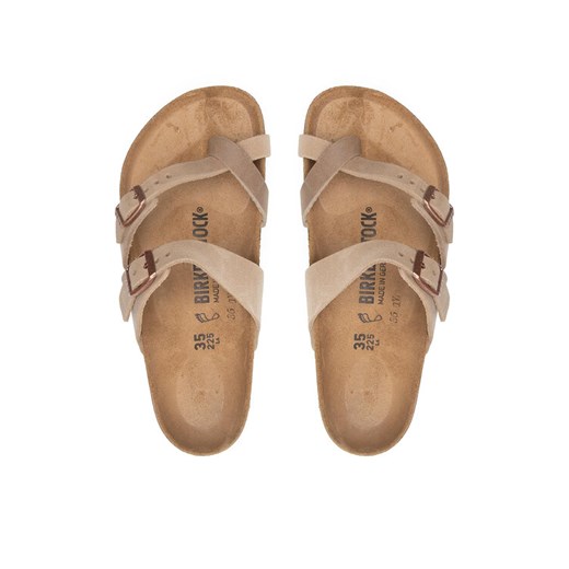Japonki Birkenstock Mayari 1011433 Beżowy ze sklepu eobuwie.pl w kategorii Klapki damskie - zdjęcie 187373430