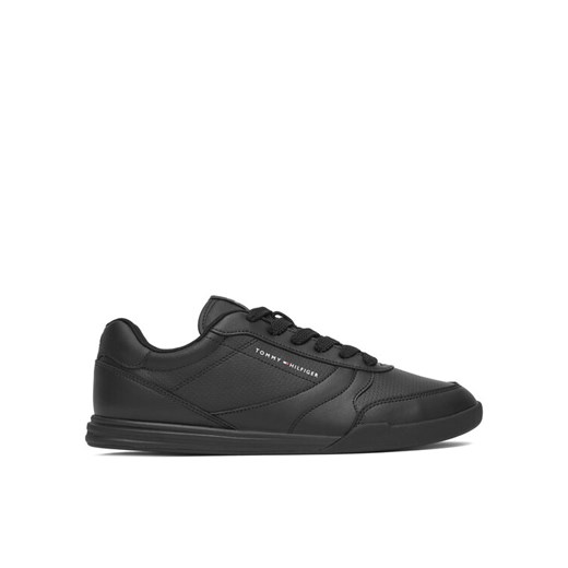 Sneakersy Tommy Hilfiger Lopro Cup Leather FM0FM05677 Czarny ze sklepu eobuwie.pl w kategorii Buty sportowe męskie - zdjęcie 187373431