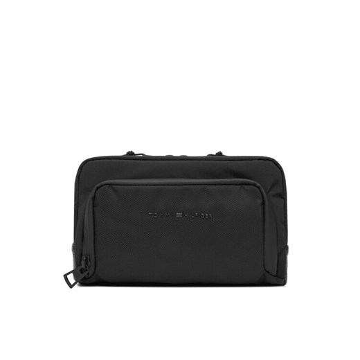 Kosmetyczka Tommy Hilfiger Th Travel Washbag AM0AM13950 Czarny ze sklepu eobuwie.pl w kategorii Kosmetyczki - zdjęcie 187373462