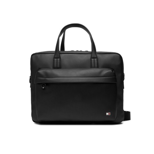 Tommy Hilfiger Torba na laptopa Th Flag Computer Bag AM0AM13989 Czarny ze sklepu MODIVO w kategorii Torby na laptopa - zdjęcie 187373852