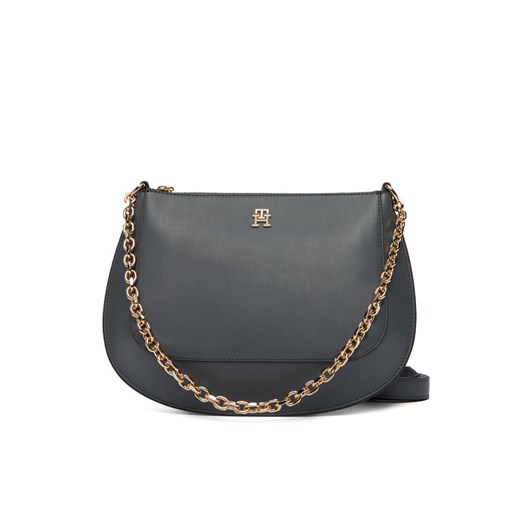 Tommy Hilfiger Torebka Th Glam Conv Med Crossover AW0AW18143 Szary ze sklepu MODIVO w kategorii Torebki damskie - zdjęcie 187373864