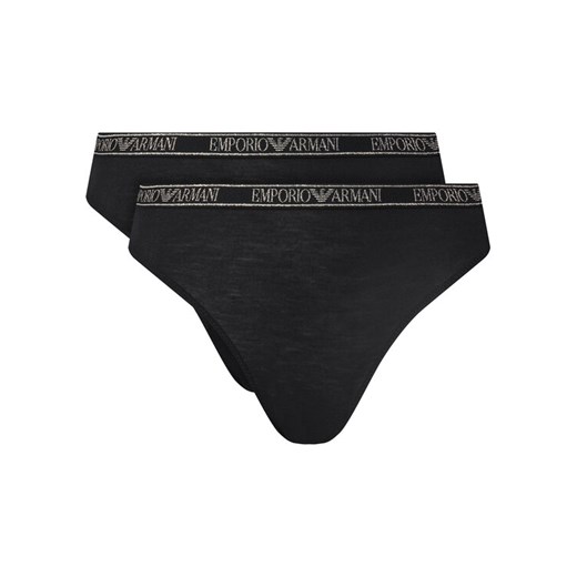 Emporio Armani Underwear Komplet fig EW000403 AF10889 MC005 Czarny ze sklepu MODIVO w kategorii Majtki damskie - zdjęcie 187373890