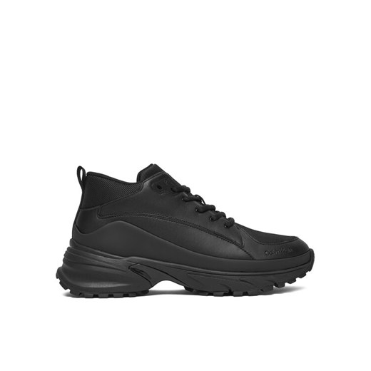 Calvin Klein Sneakersy Hike Runner Mid Laceup Tech Mix YM0YM01418 Czarny ze sklepu MODIVO w kategorii Buty sportowe męskie - zdjęcie 187373911