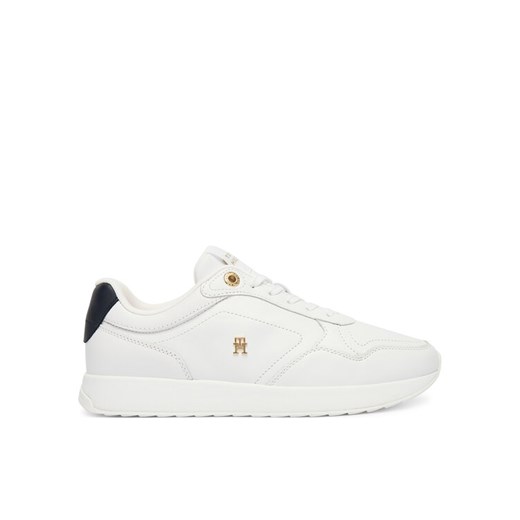 Tommy Hilfiger Sneakersy Corporate Mix Mat Runner FW0FW09318 Biały ze sklepu MODIVO w kategorii Buty sportowe damskie - zdjęcie 187373921