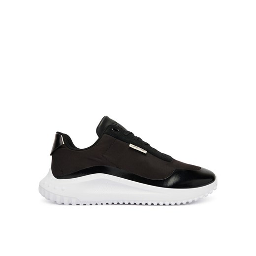 Calvin Klein Sneakersy Eva Runner Lace Up Mat Mix YW0YW02016 Czarny ze sklepu MODIVO w kategorii Buty sportowe damskie - zdjęcie 187373942