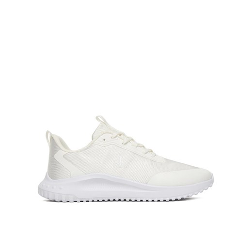 Calvin Klein Sneakersy Eva Runner Lace Up Mat Mix YM0YM01442 Biały ze sklepu MODIVO w kategorii Buty sportowe męskie - zdjęcie 187373943