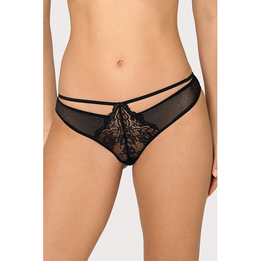 Figi Róża Zulaj czarny ze sklepu kontri.pl w kategorii Majtki damskie - zdjęcie 187374921