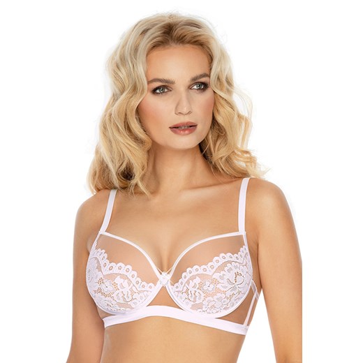 Biustonosz push-up Róża Torfi  biały ze sklepu kontri.pl w kategorii Biustonosze - zdjęcie 187375040